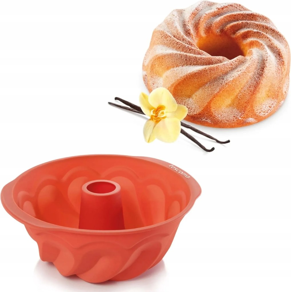 Tescoma Szilikon magas muffin forma kéményhüvellyel 24 cm 629412