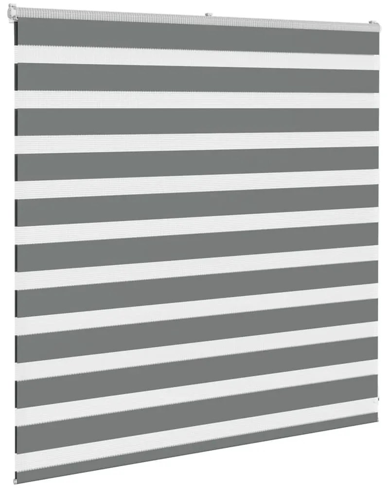 zebrafüggönnyel sötét szürke szövetszélesség 135,9cm poliészter
