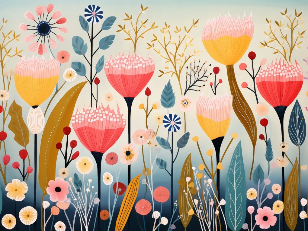 Poszter 80x60cm Álmok kertje