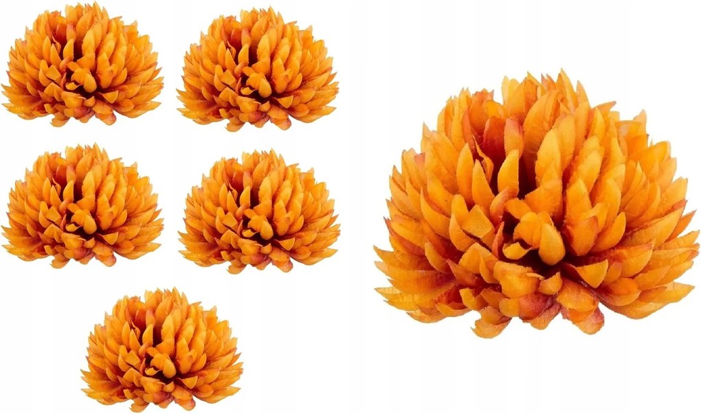 6 x Krizantém Termékek Ananász Műfej nagykereskedelem09