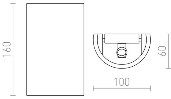RED - Design Rendl - R12999 - Fali lámpa CHIC 1xG9/33W/230V