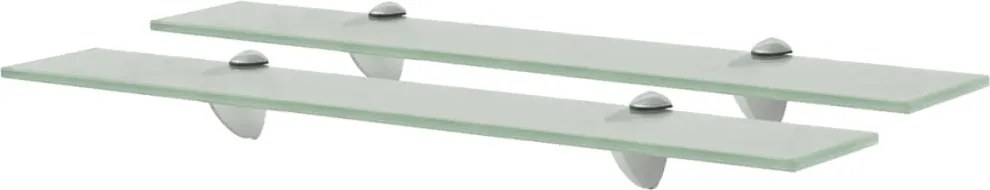 vidaXL 2 db lebegő üvegpolc 60 x 20 cm 8 mm