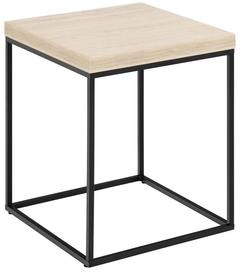 Tárolóasztal márvány dekoros asztallappal 40x40 cm Barossa – Actona