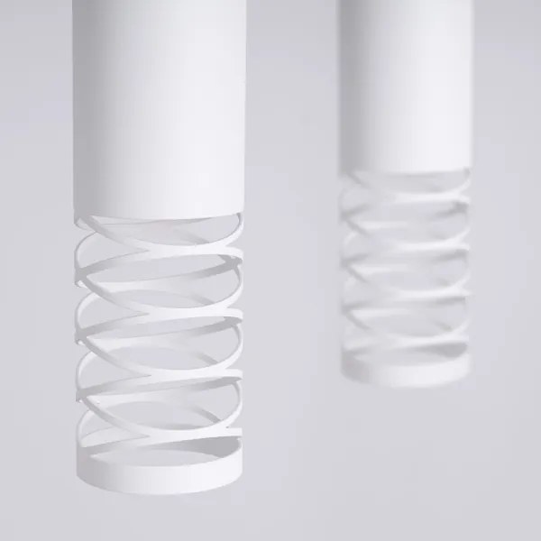 Sollux SL.1687 - Csillár zsinóron LAMI 2xGU10/10W/230V fehér