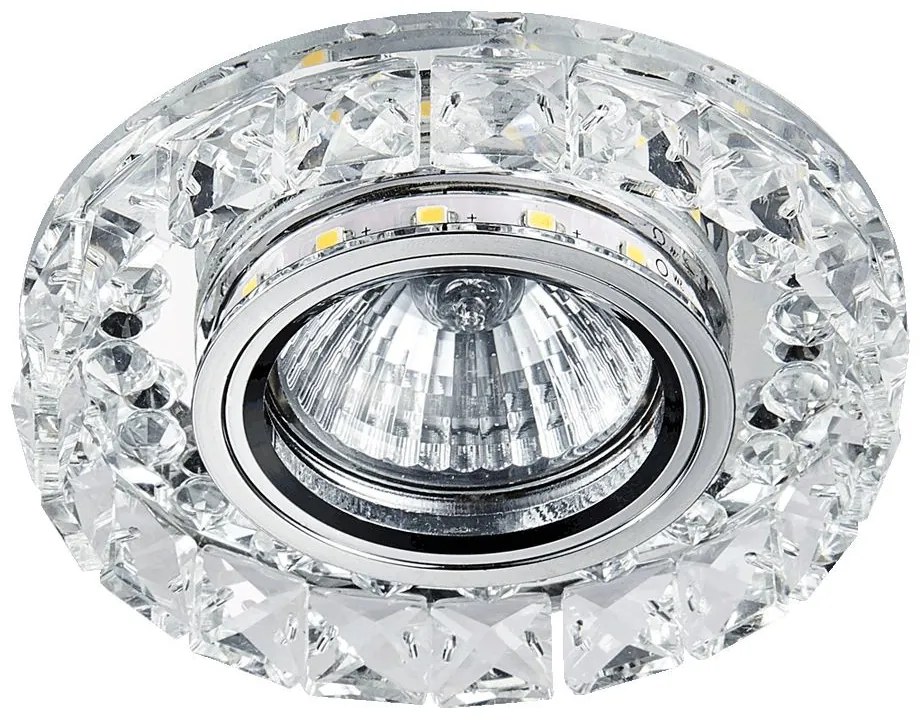 PREZENT 71074 ELEGANT Kristály Spot Lámpa Króm, Átlátszó GU10 IP20