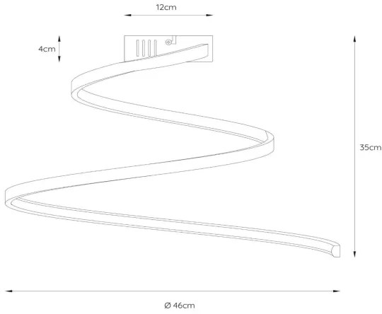 Lucide 46199/25/30 - MAXENCE LED 24W 230V fekete dimmelhető mennyezeti lámpa