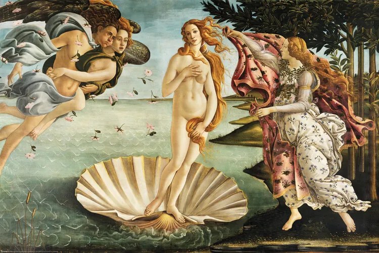 Plakát Vénusz születése, Sandro Botticelli