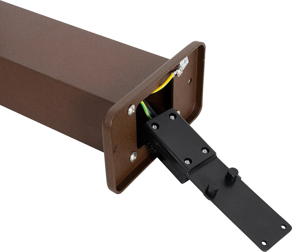 Okos kültéri állólámpa rozsdabarna 30 cm IP44 WiFi GU10-zel - Baleno