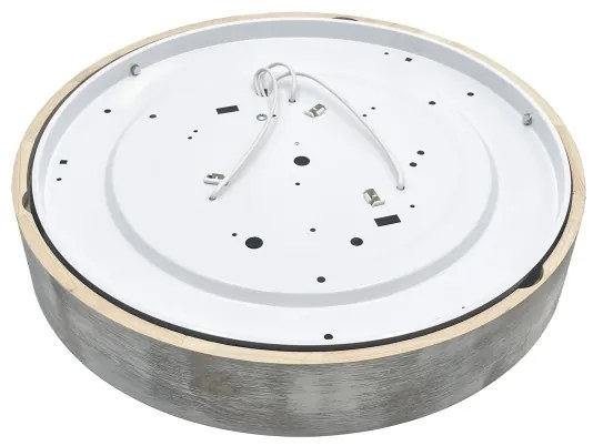 Brilagi - PINO mennyezeti lámpa 3xE27/15W/230V, fenyő/ezüst, átm. 47,5 cm