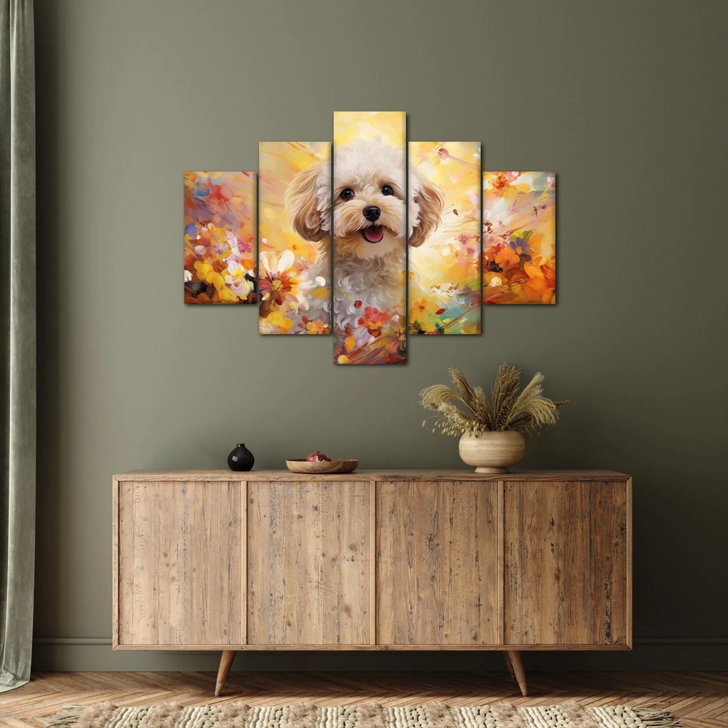 Kép - Boldog kutya (150x105 cm)