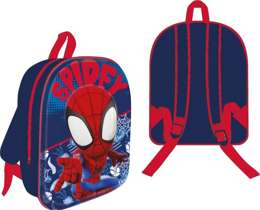Pókember Spidey Web Out 3D hátizsák, táska 30 cm
