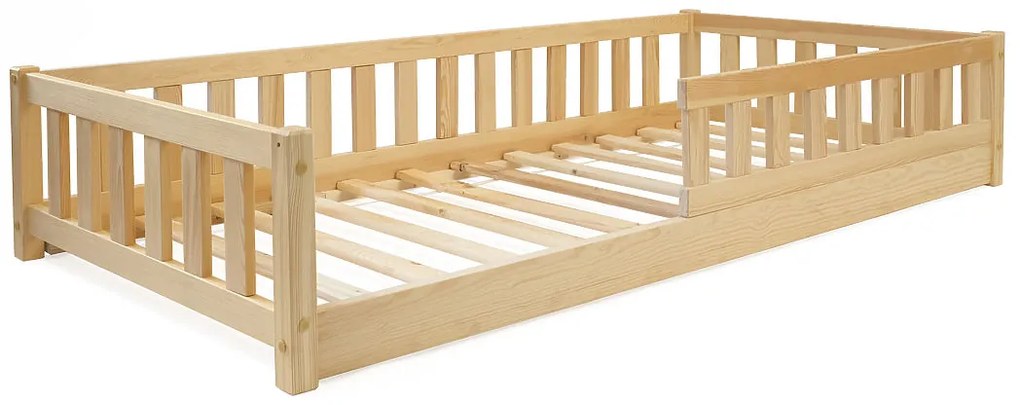 Ourbaby® Montessori Meadow Children's Low Bed - Natural 180x80 cm