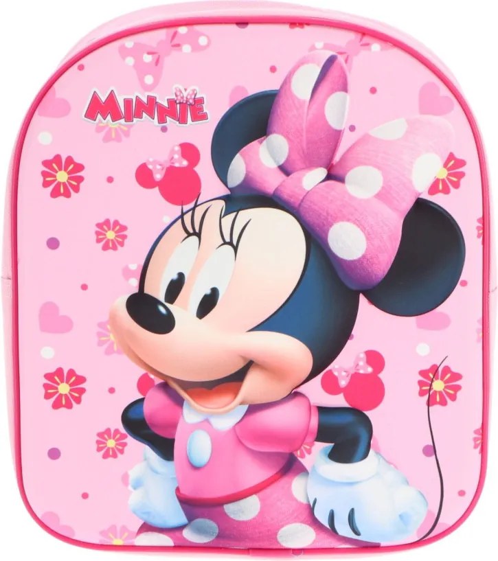 Disney Minnie Pink Paradise 3D hátizsák, táska 30 cm