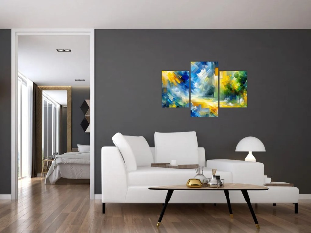 Kép - Absztrakt napos nap (90x60 cm)