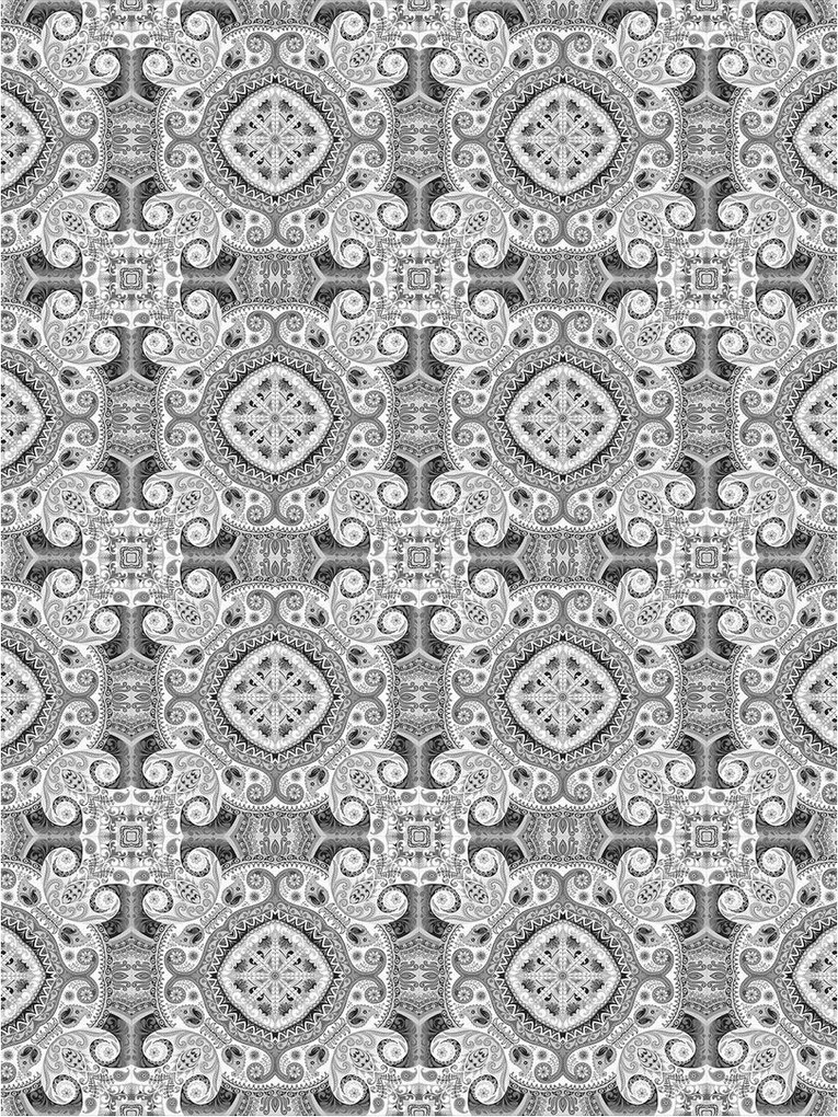 Tapéta Virágok geometria absztrakt dísz minta falra 206x275 +ragasztó