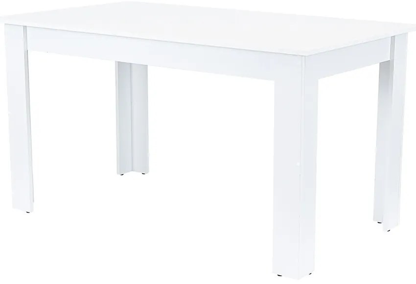 Yorki Standard étkezőasztal 140x80 cm fehér