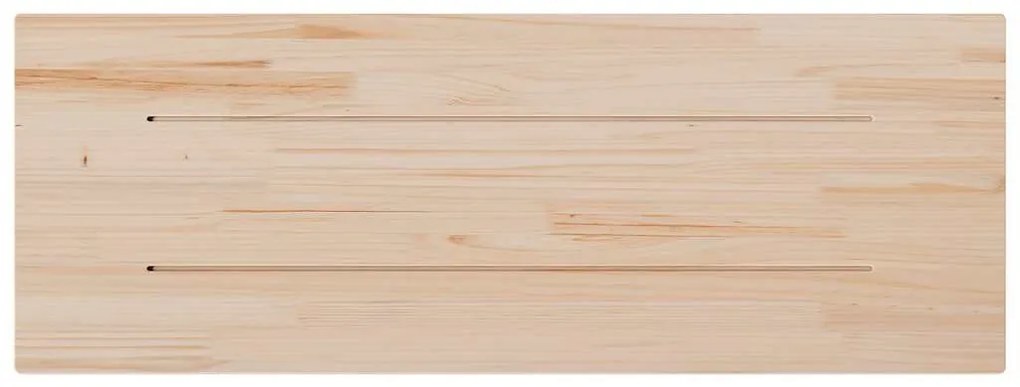 tömör fenyőfa téglalap alakú asztallap 110 x 40 x 1,7 cm