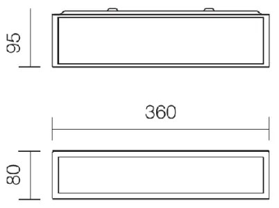 Redo 01-1234 - LED fürdőszobai fali lámpa EGO LED/12W/230V IP44 króm