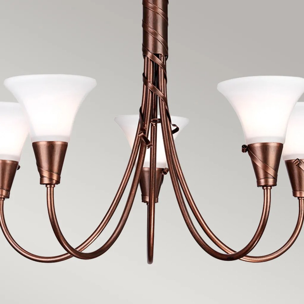 Elstead Lighting EMILY EM5-COPPER Csillár 5x60W/E14
