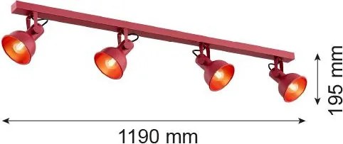 Argon LENORA 1818 Spotlámpa 4x7W/E14 IP20