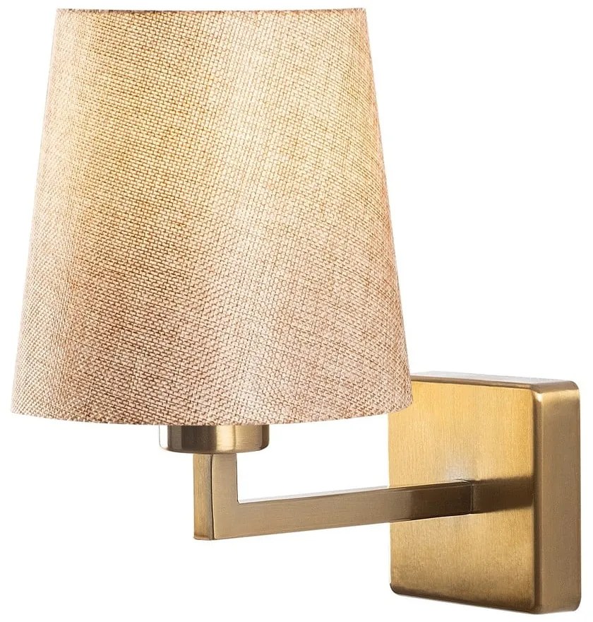 Bézs-aranyszínű fali lámpa ø 18 cm Profil – Opviq lights