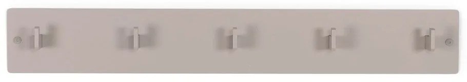 Szürkésbarna fém fali fogas 70 cm Leatherman – Spinder Design