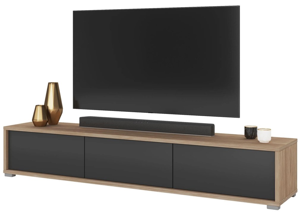 TV asztal Fiora 38 (olajozott tölgy + antracit). 1066459