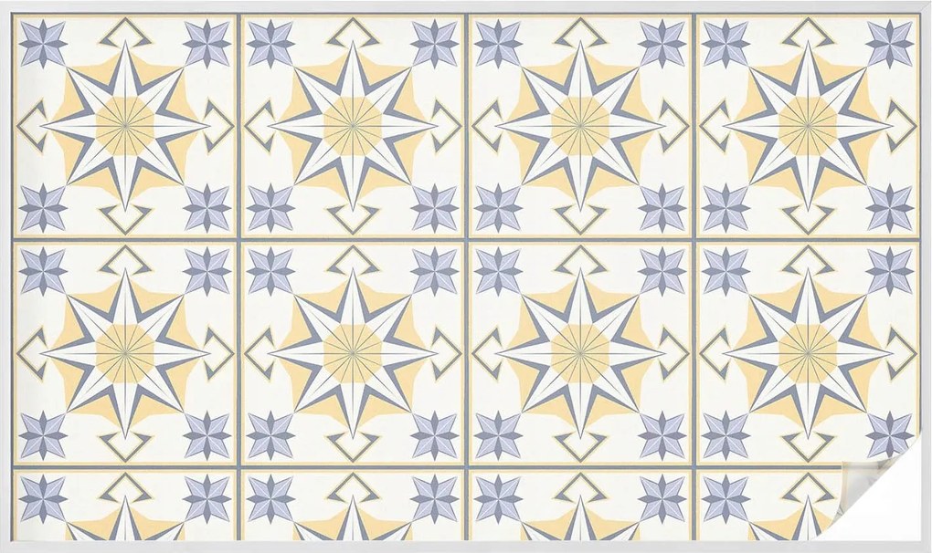 Szélvédőfólia Adatvédelem Geometrikus csillagok 200x116 cm