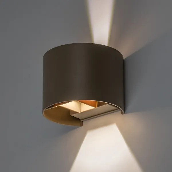 Rabalux 77217 - LED kültéri fali lámpa VIRNA 5W/230V 2700/4000/6500K IP54 bézs