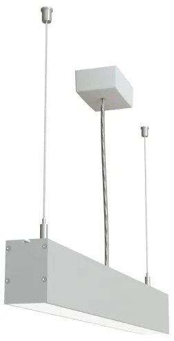 APLED - LED Csillár zsinóron LOOK LED/23W/230V 4000K 60 cm ezüst