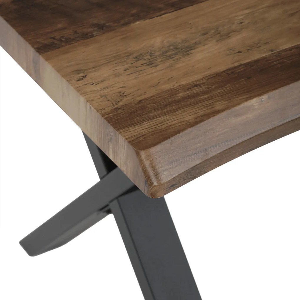 CT-F4312 OLW natúr MDF dohányzóasztal 60 × 120 cm