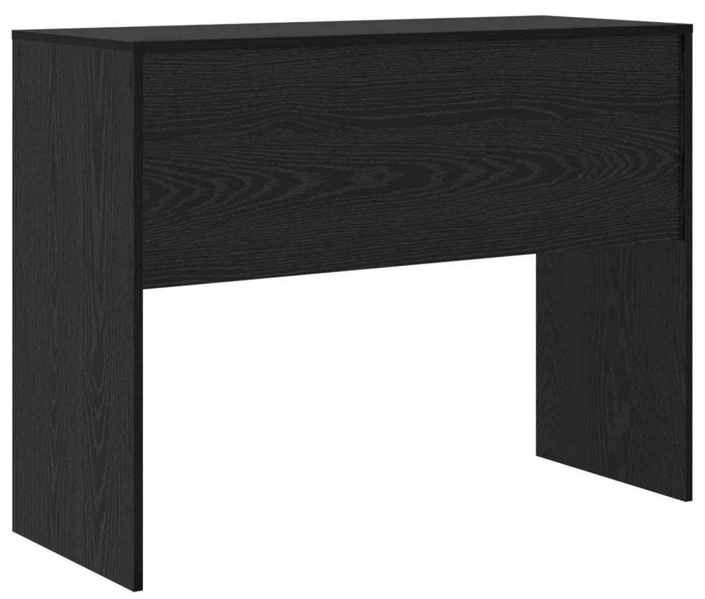 vidaXL Fekete tölgy íróasztal Fekete tölgy Mérnöki fa 100 x 40 x 76 cm