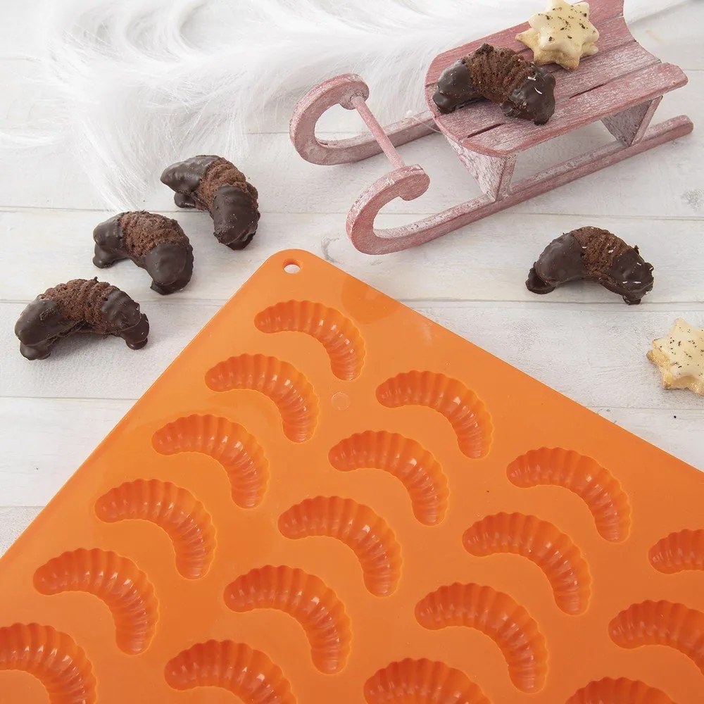 Szilikon aprósütemény sütőforma 24,5x34,5 cm – Orion