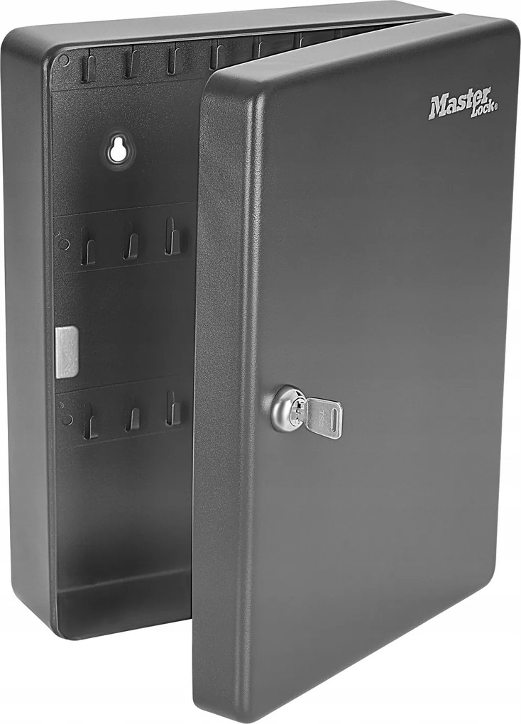 Akasztós fém kulcstartó szekrény 50 akasztóval Masterlock KB-50 ML