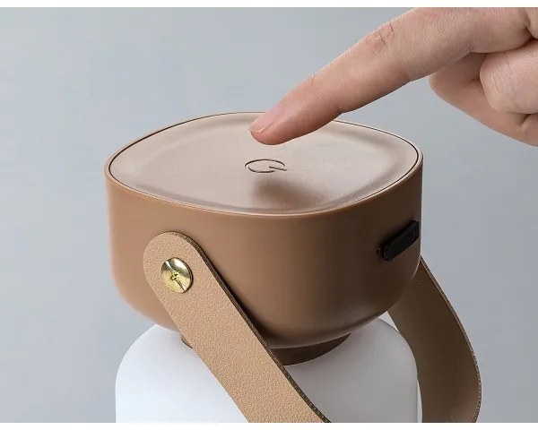 Rabalux 77143- LED Dimmelhető újratölthető érintős kültéri asztali lámpa FUNES LED/3W/5V IP44 barna