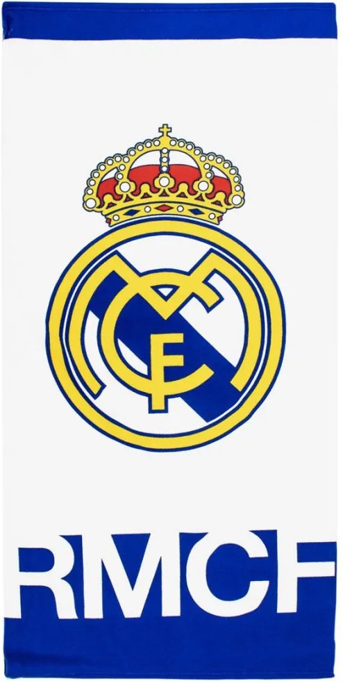 Real Madrid White fürdőlepedő, strand törölköző 70x140cm (Fast Dry)