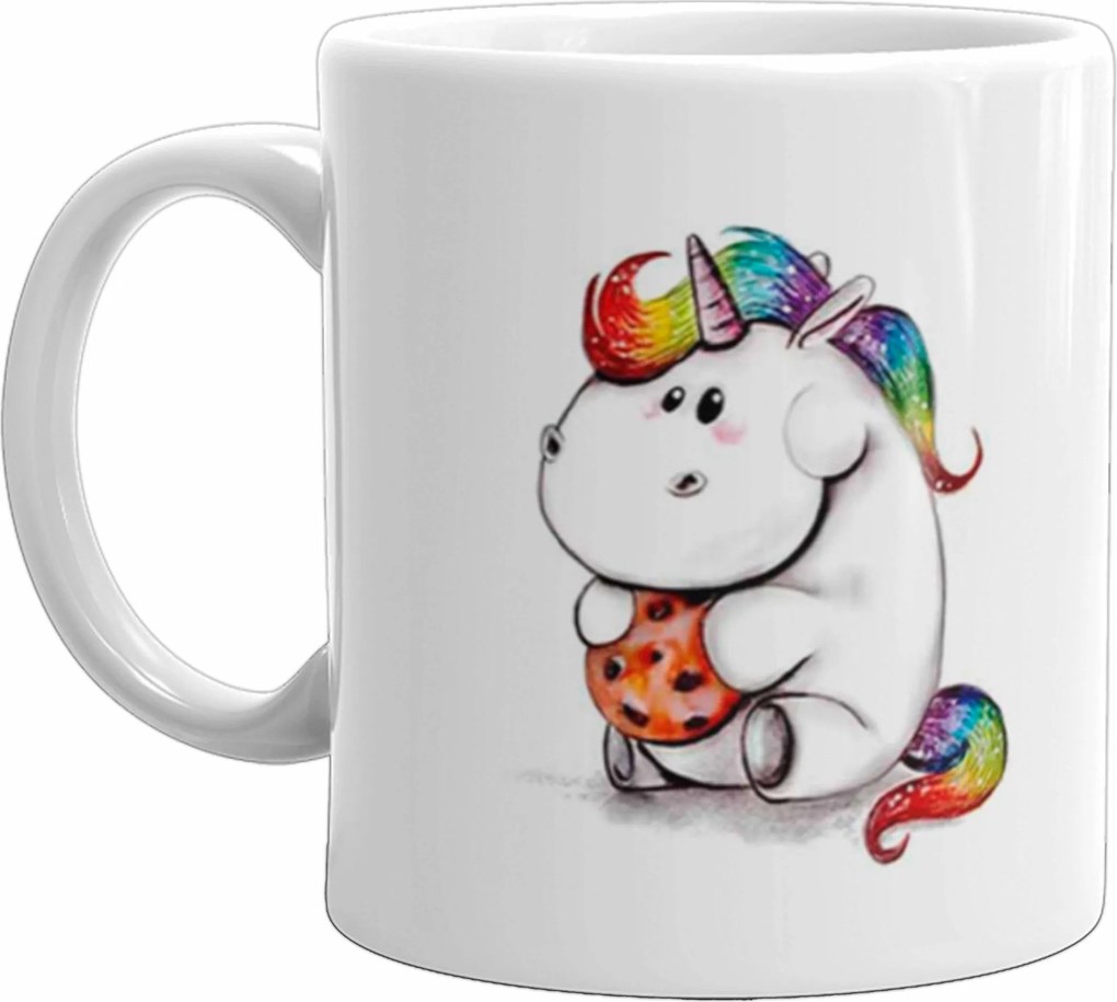 Műanyag Bögre, Unikornis Mintával