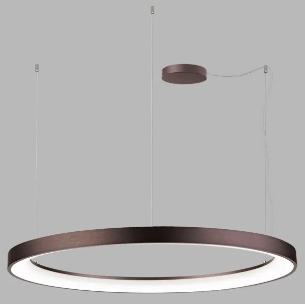 LED2 - LED Dimmelhető csillár zsinóron BELLA LED/80W/230V 3000K/4000K barna