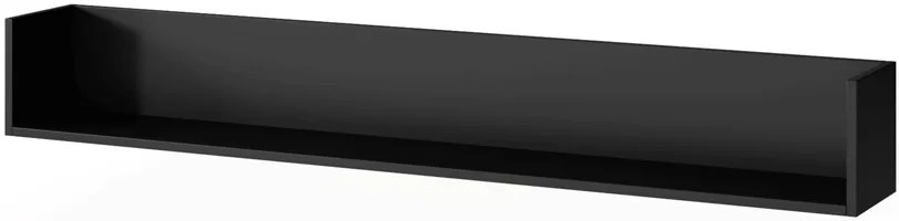 RAFTT fali polc 150 cm, fekete