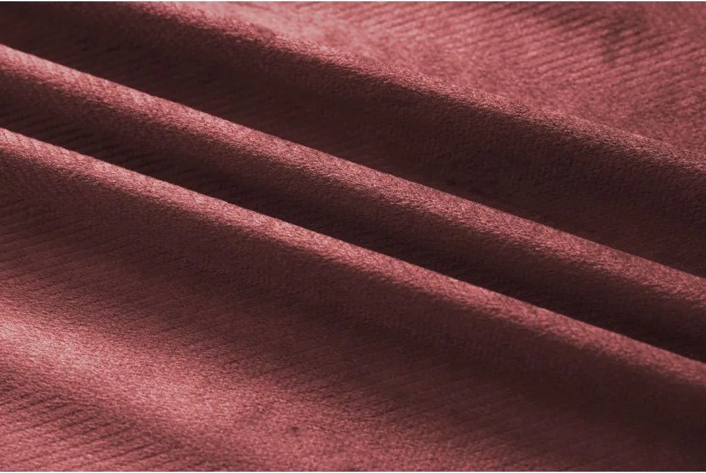 Sötétítő függöny ELVIO VELVET 140x250 cm, óarany rózsaszín Felfüggesztés: Fém gyűrűk