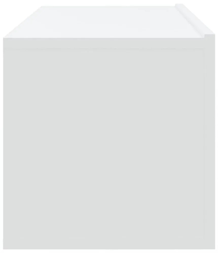 4 db fehér fali TV-szekrény 100 x 30 x 30 cm