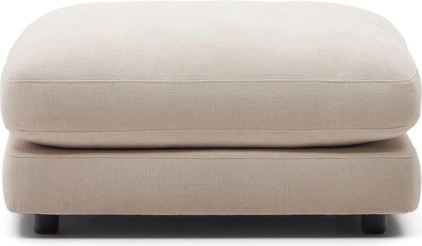 Bézs zsenília lábtartó Gala – Kave Home