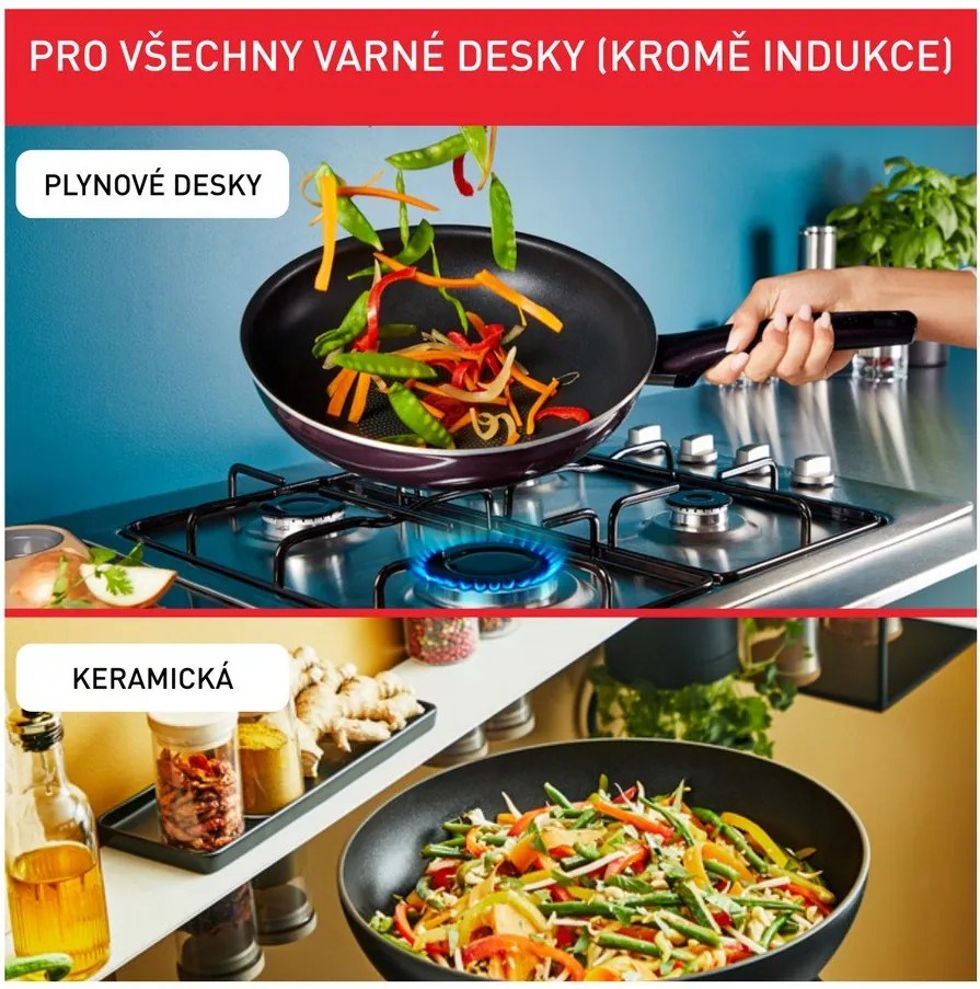 Serpenyő tapadásmentes felülettel kisméretű palacsintához ø 25 cm Pancake time D5292072 – Tefal
