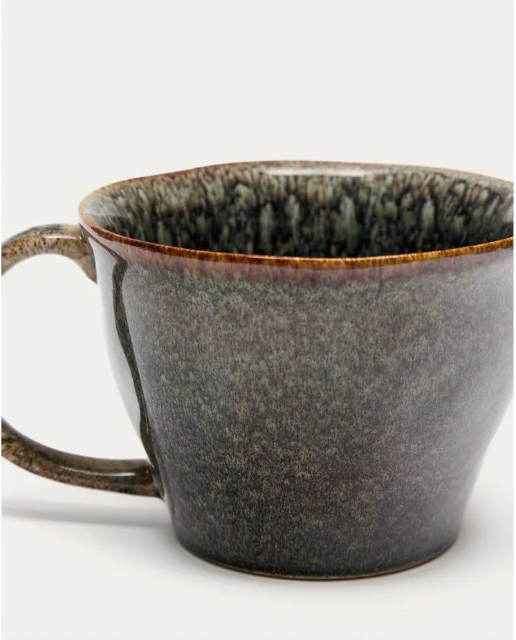 Szürke kerámia bögre Coval – Kave Home