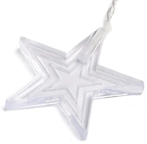 Aigostar - LED kültéri karácsonyi fényfüzér 168xLED 3x1,5m IP44 meleg fehér csillagok