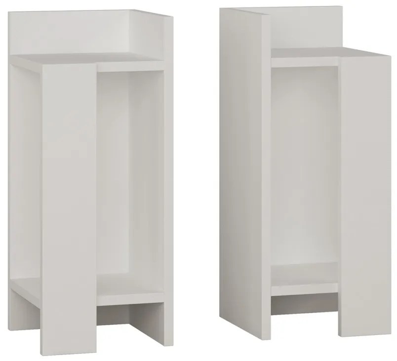 Éjjeliszekrény Elos White, 2 db