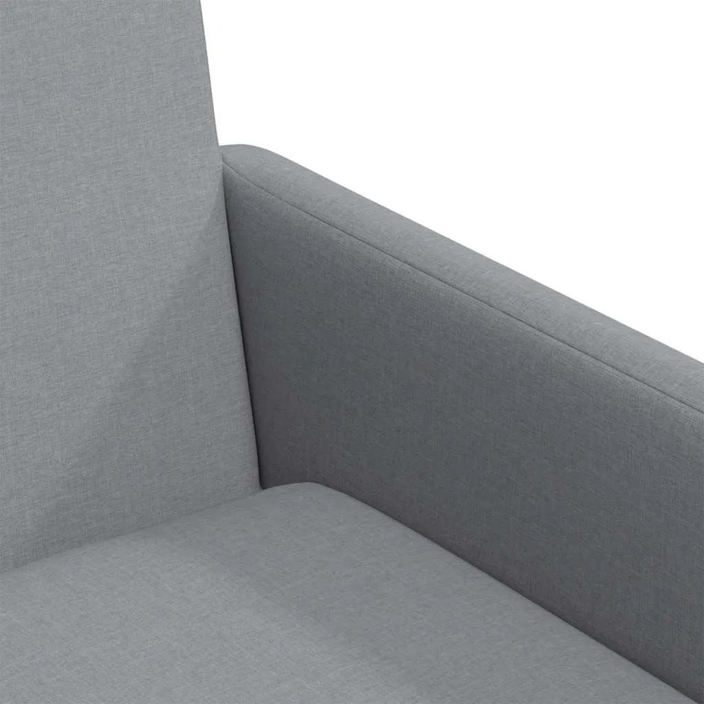 Étkező Székek 2 pcs Világosszürke 57 x 67 x 95 cm szövet