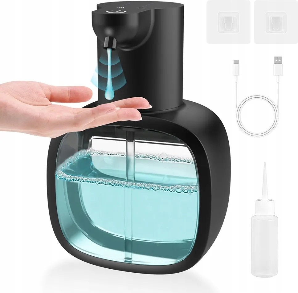 Folyékony Szappan Adagoló Automata Érzékelő Érintésmentes Diszpenzátor 500ML