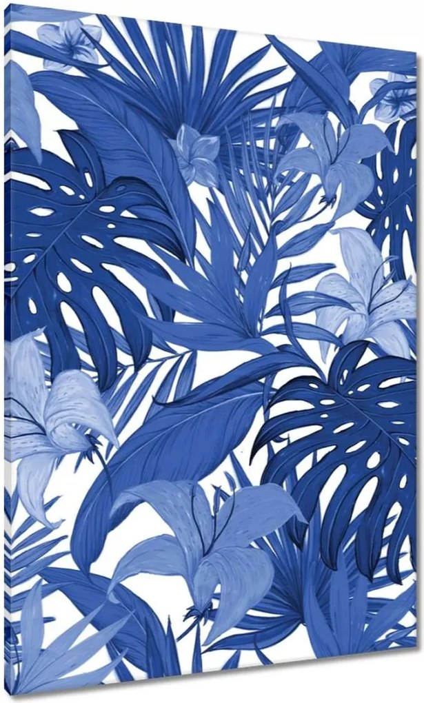 Vászonkép 70x100 Classic Blue Monstera