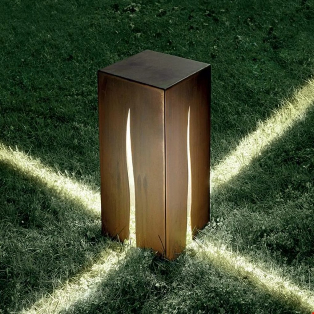 Artemide Granito 60 rozsdaálló T083100 kültéri design lámpa, IP65, corten